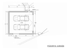 Půdorys garáže